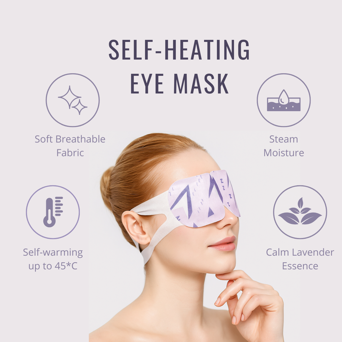 Self-Heating Steam Eye Masks (Pack of 5)